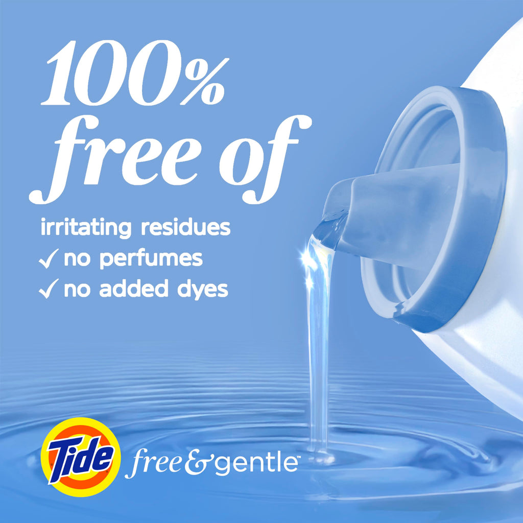 Tide Free and Gentle Liquid Laundry Detergent Hypoallergenic

