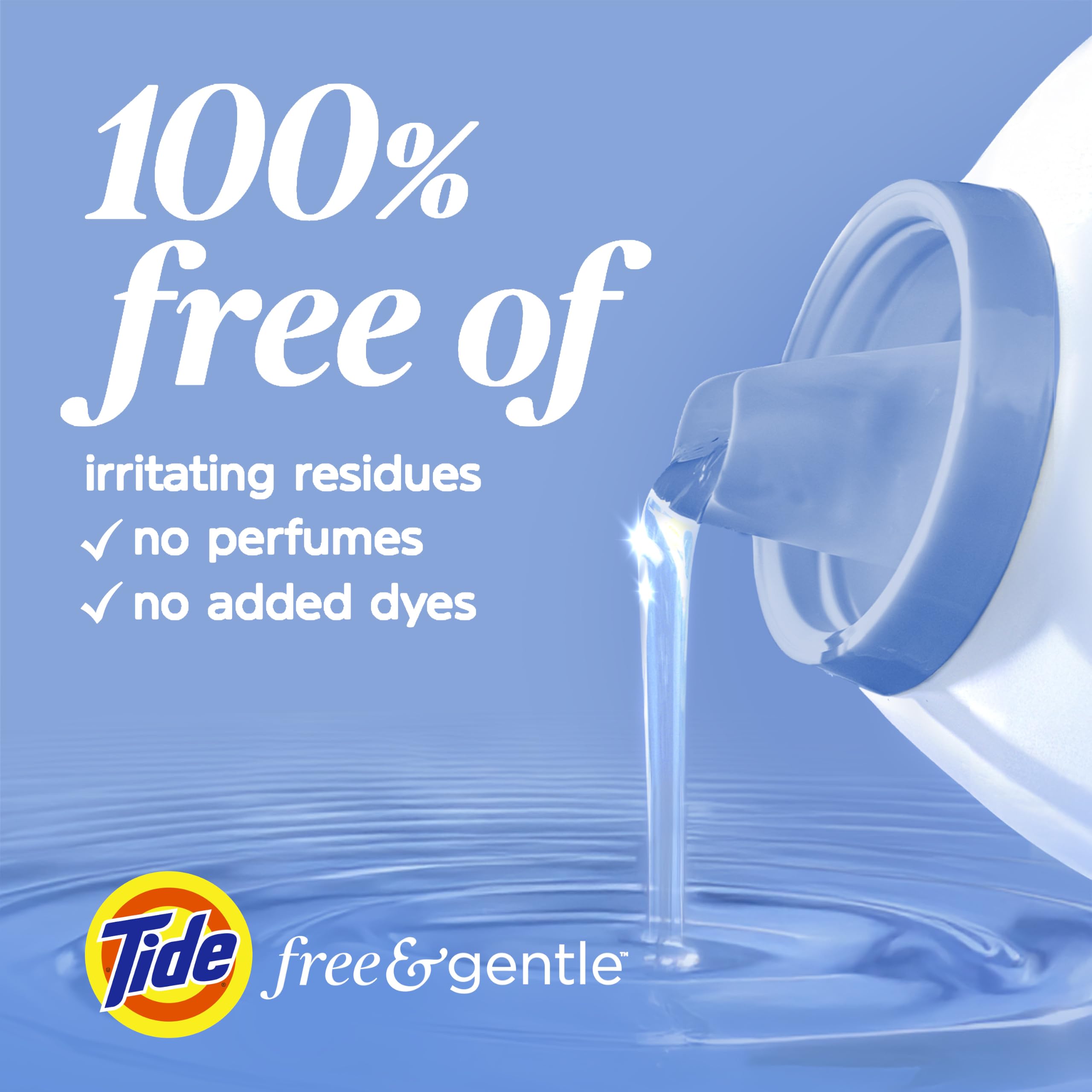 Tide Free and Gentle Liquid Laundry Detergent Hypoallergenic

