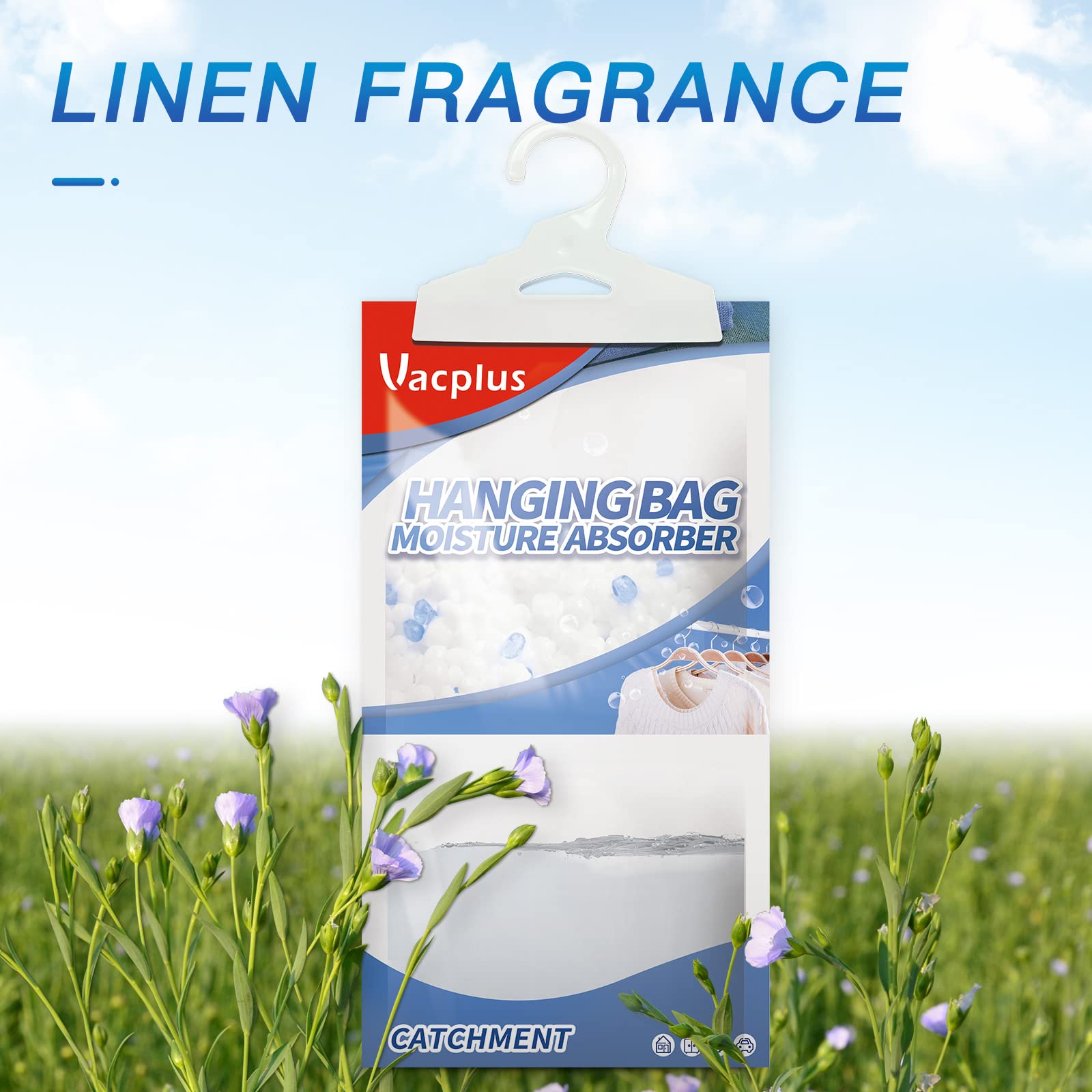 Vacplus Closet Dehumidifier Bags | Desiccant Absorbers

