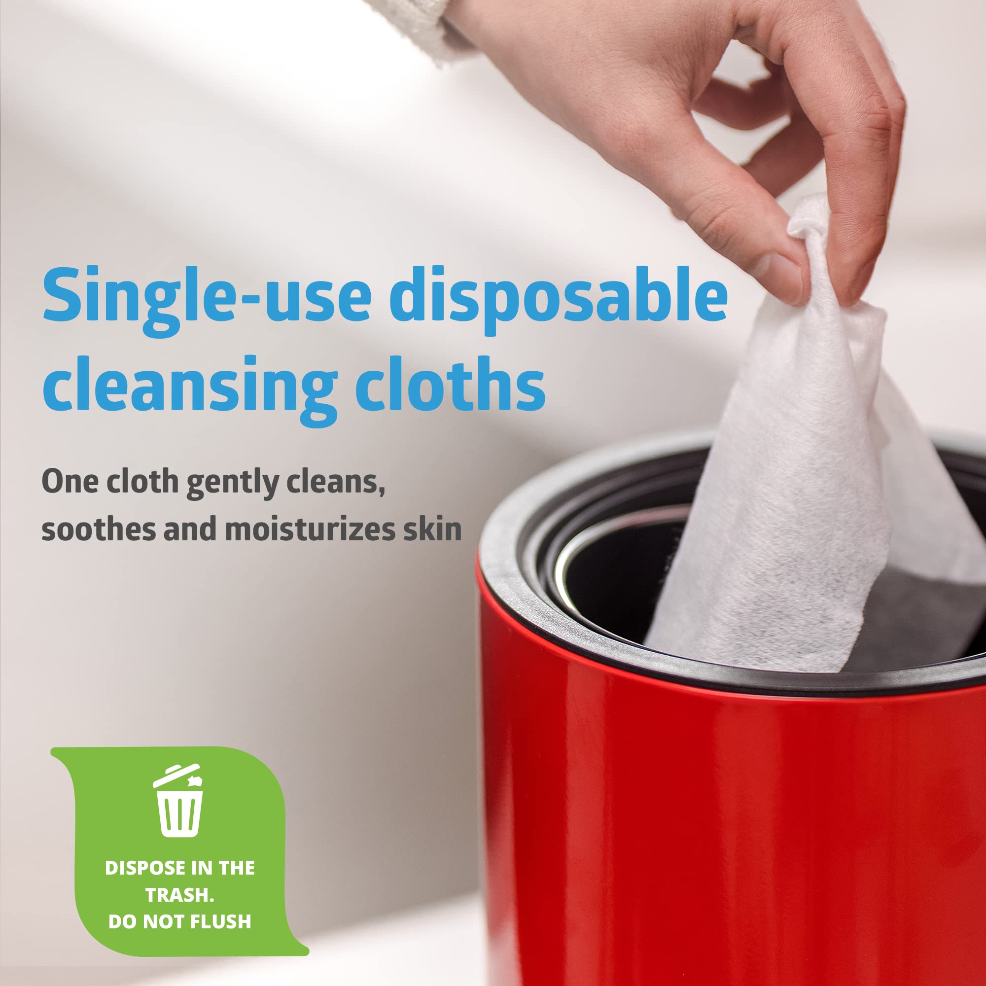 FitRight Aloe Personal Cleansing Wipes for Adults

