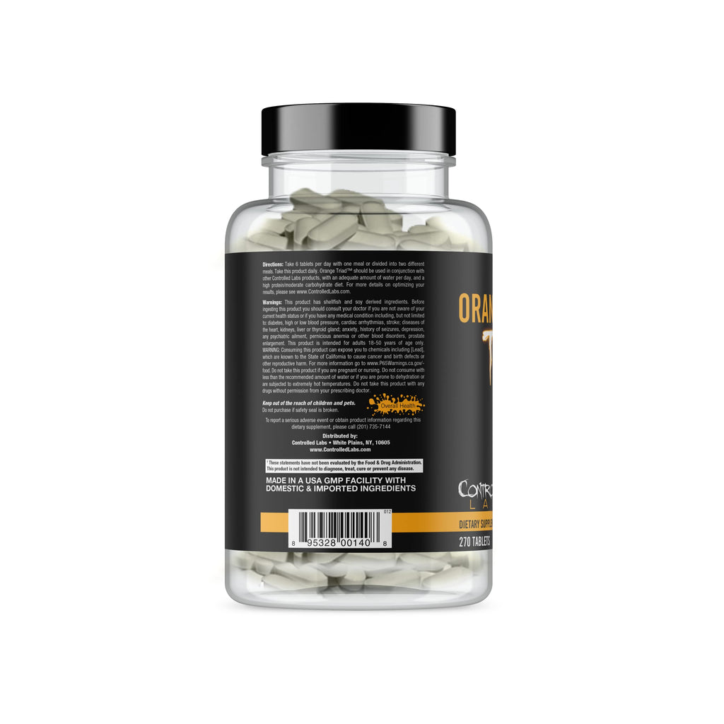 Orange Triad Multivitamin by Controlled Labs for Athletes

