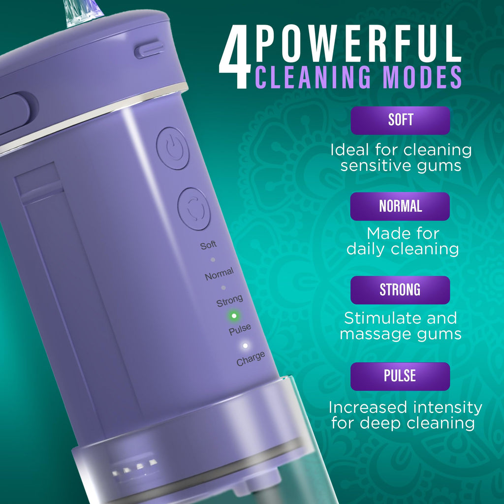 Water Flosser by GuruNanda – Mini Travel Cordless

