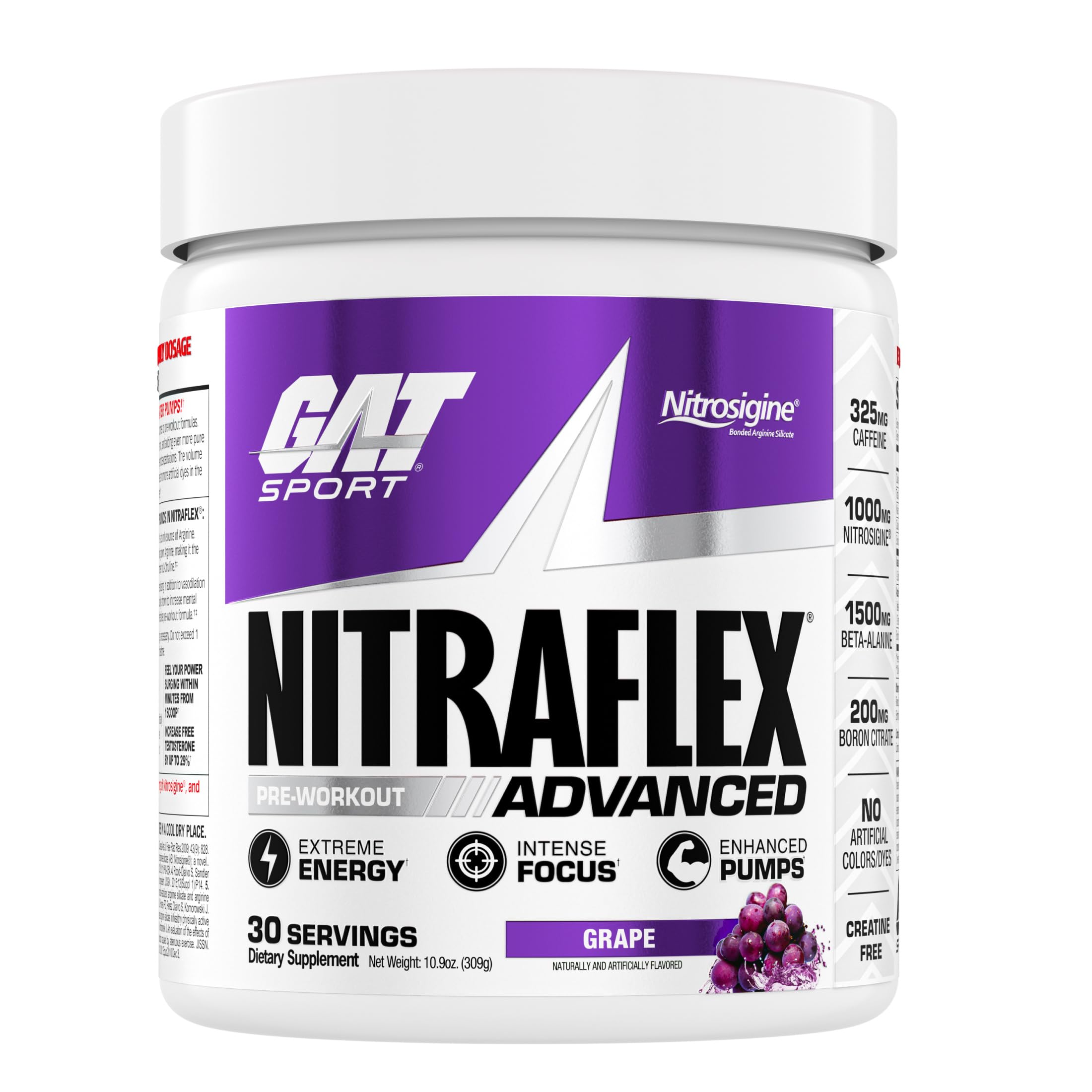 GAT SPORT Nitraflex Advanced Pre-Workout Powder

