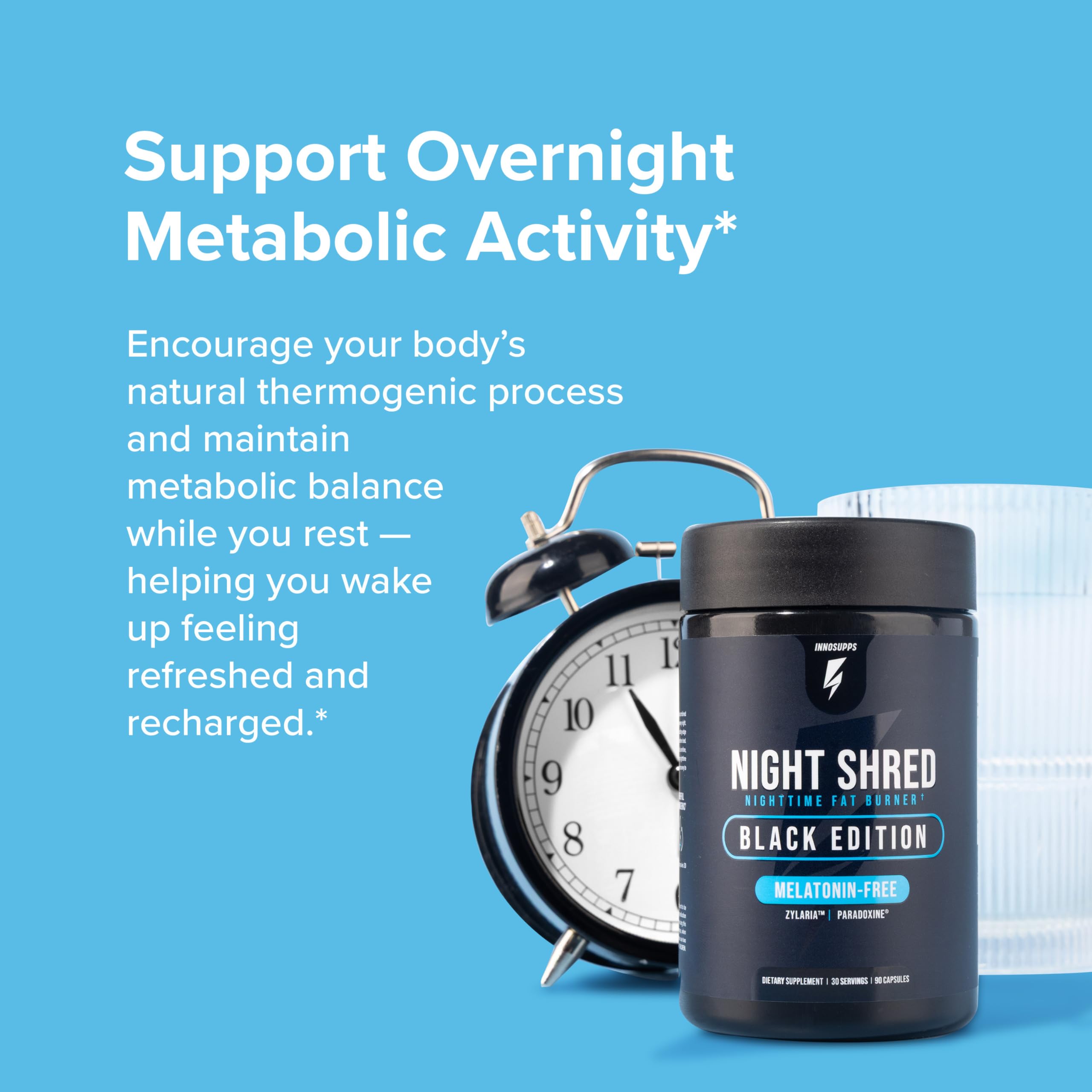 Night Shred Nighttime Fat Burner with GABA – Vegan

