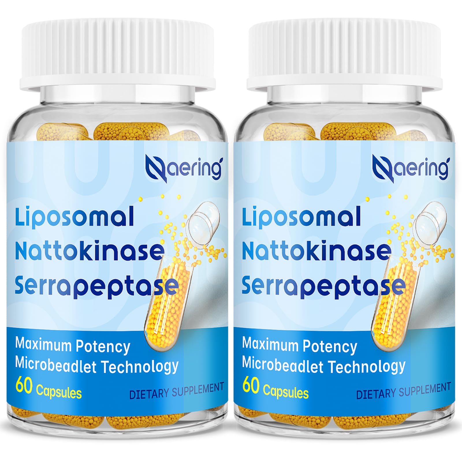 Liposomal Nattokinase & Serrapeptase Enzyme Supplement

