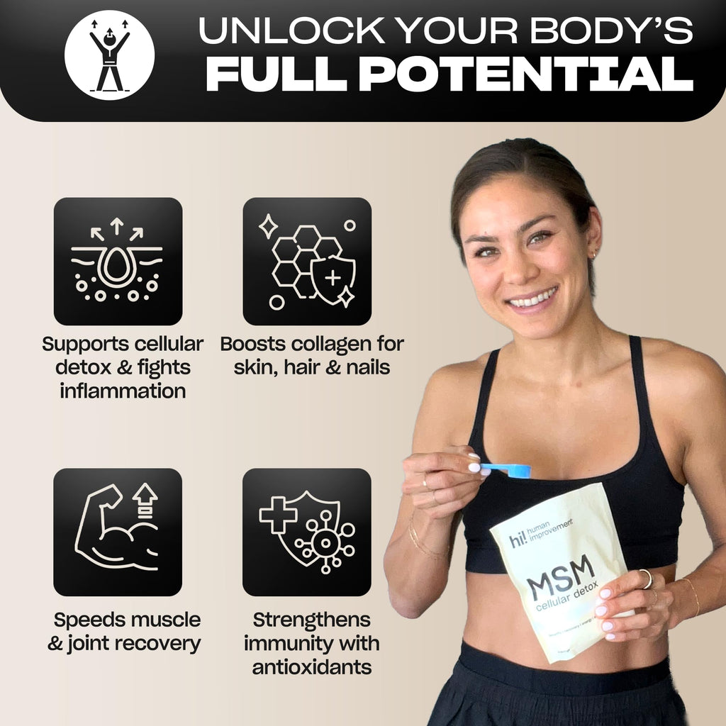 Pure MSM Powder for Joints, Skin & Nails

