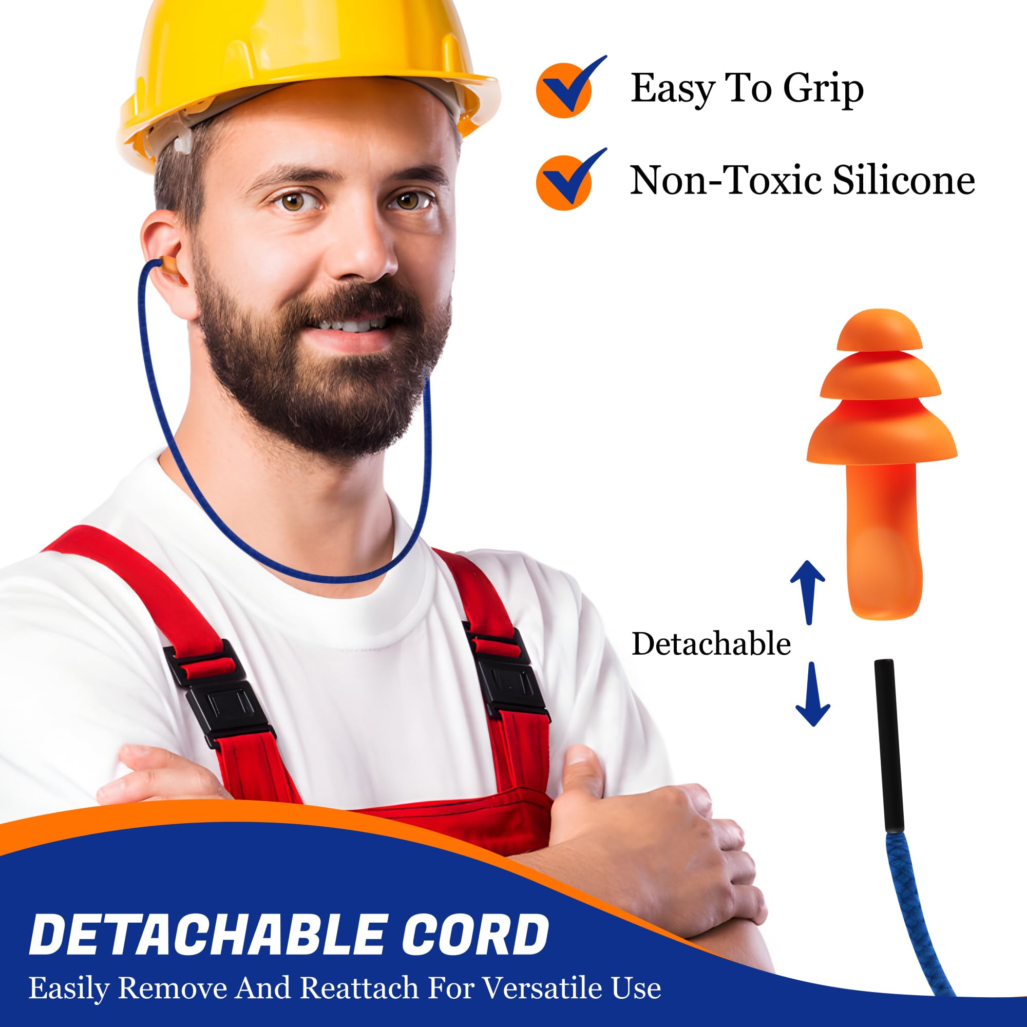 Ear Plugs: Quality Reusable Silicone for Noise Reduction

