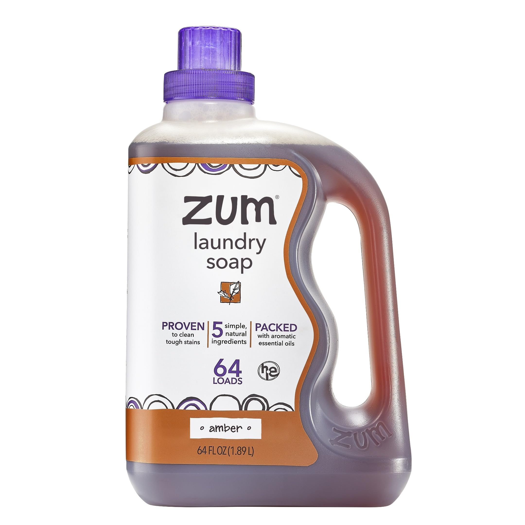 Indigo Wild Zum Clean Laundry Soap | Plant-Based Liquid

