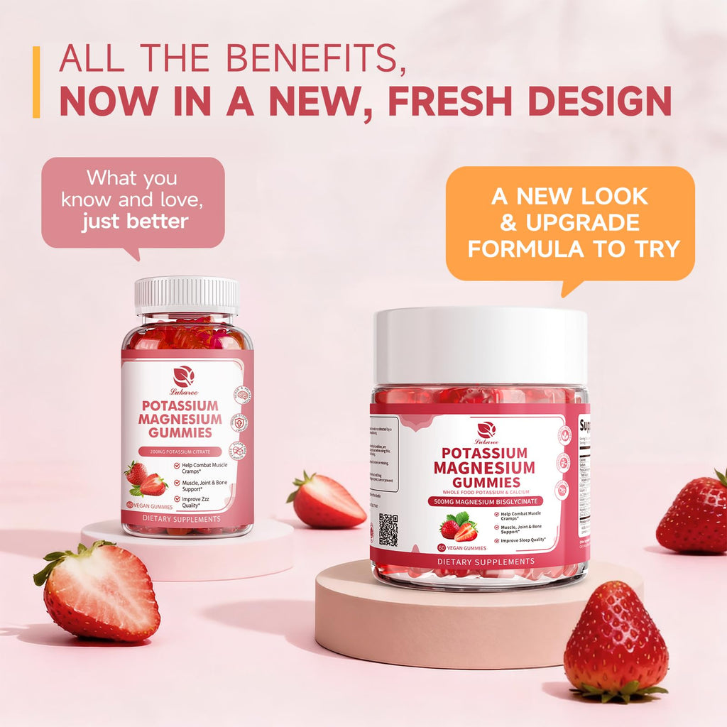 Lukaree Magnesium Potassium Gummies Sleep & Muscle

