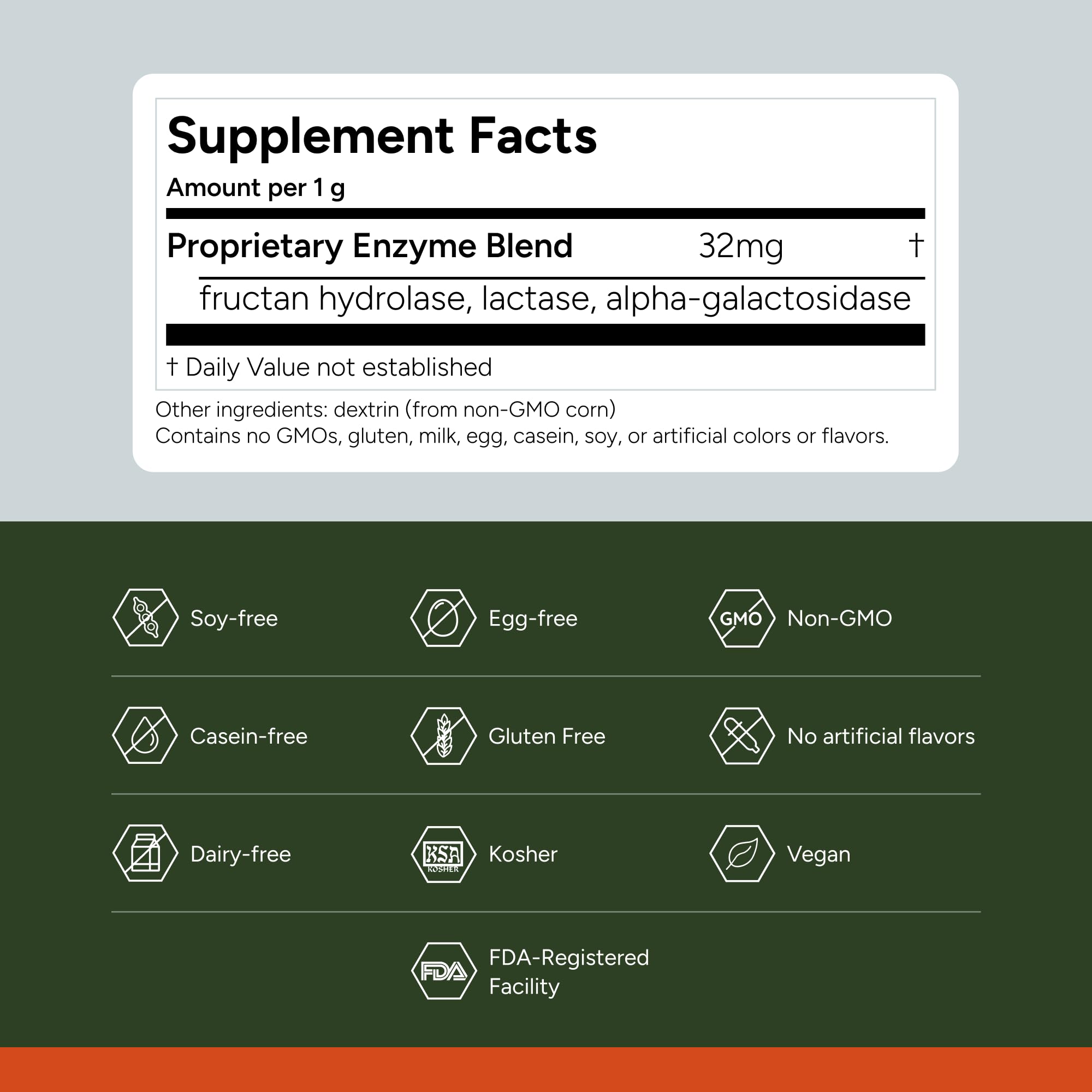 FODZYME Digestive Enzymes for Gut Health

