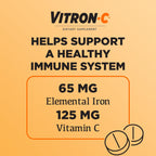 Vitron-C Iron Supplement with Vitamin C | High Potency

