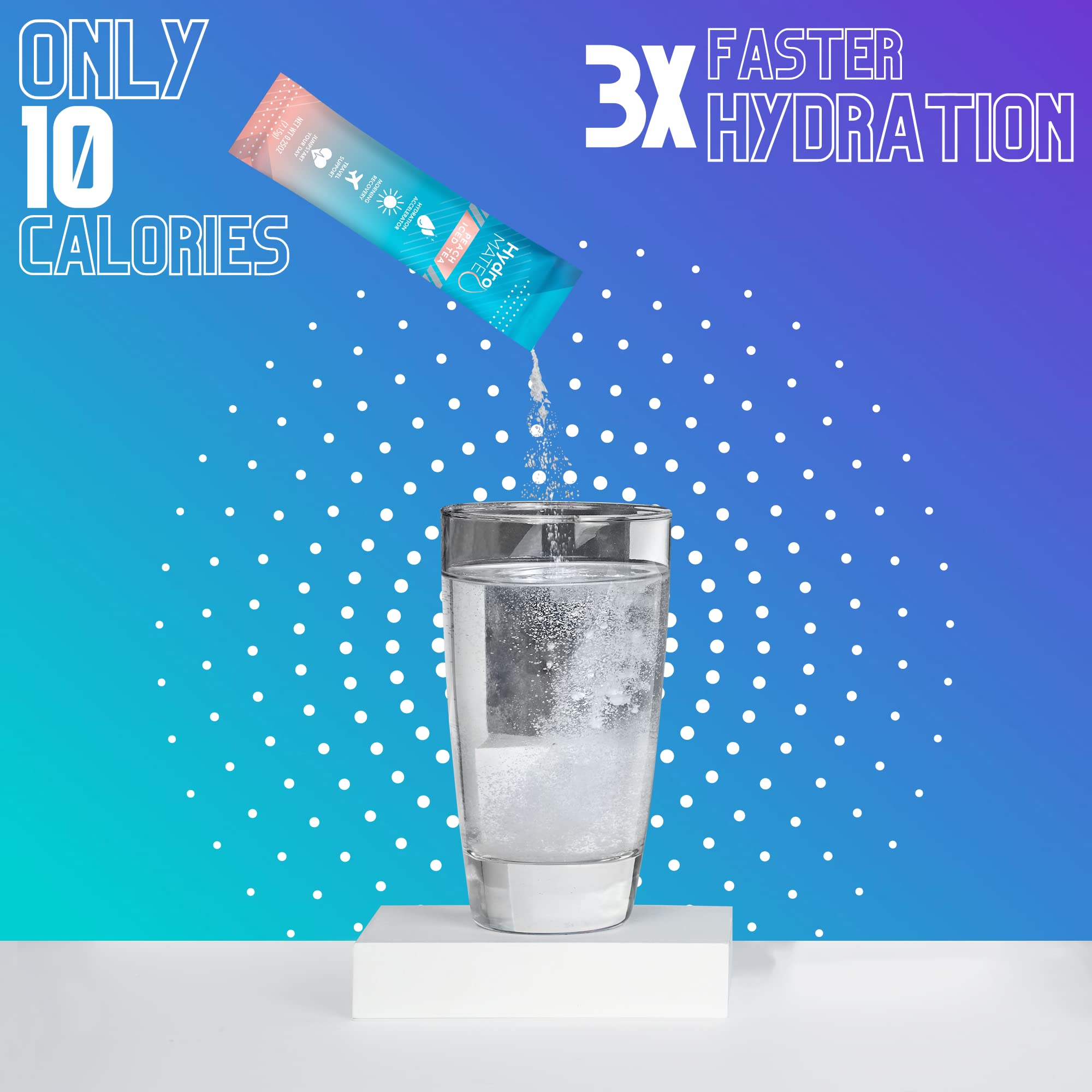 HydroMATE Electrolyte Powder Variety Low Sugar Hydration

