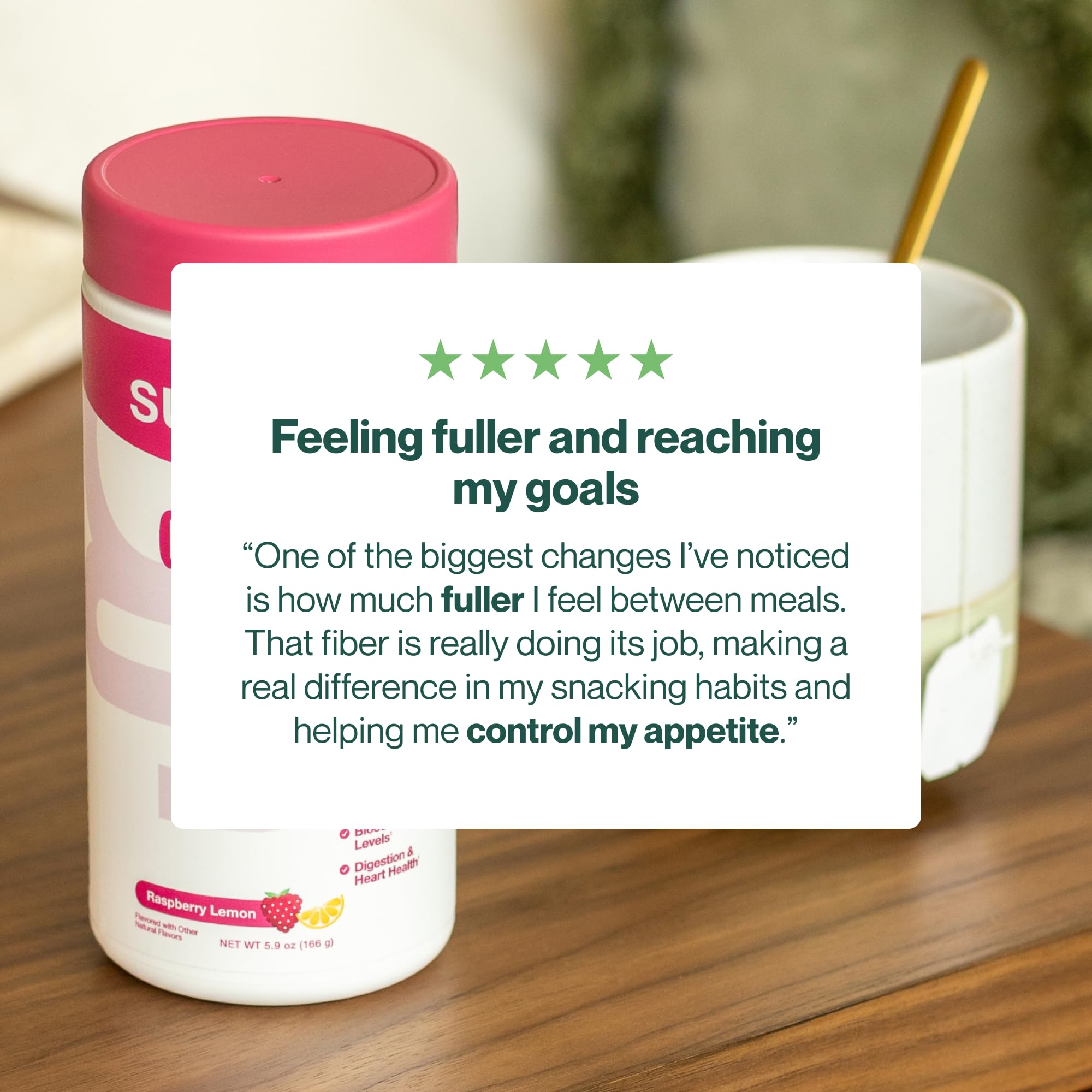 Supergut GLP-1 Daily Support - Plant-Based Fiber Drink Mix

