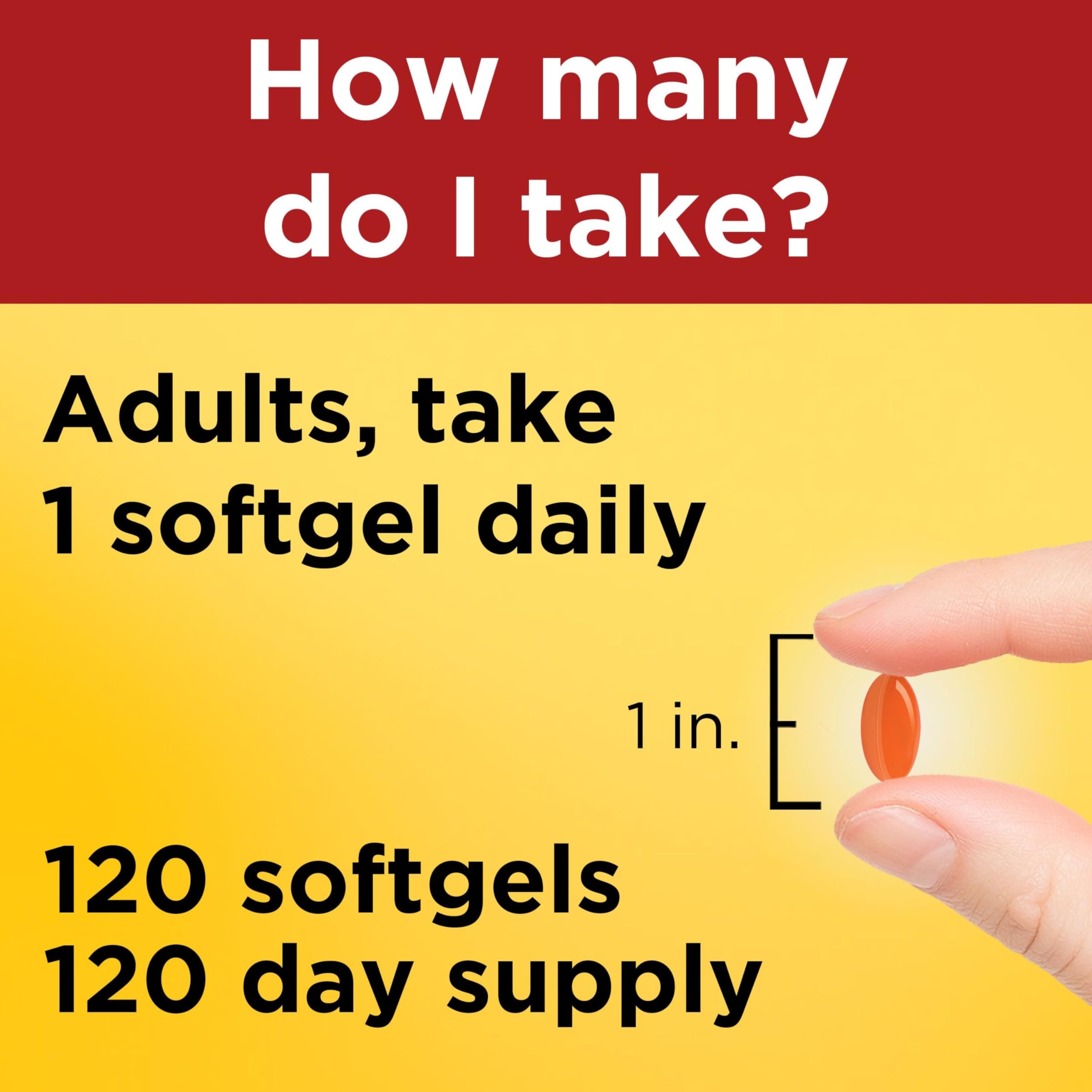 Nature Made CoQ10 100 mg Softgels for Heart Health


