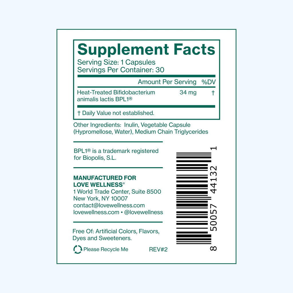 Love Wellness Hello Burn Activate Postbiotic Capsule for Fat

