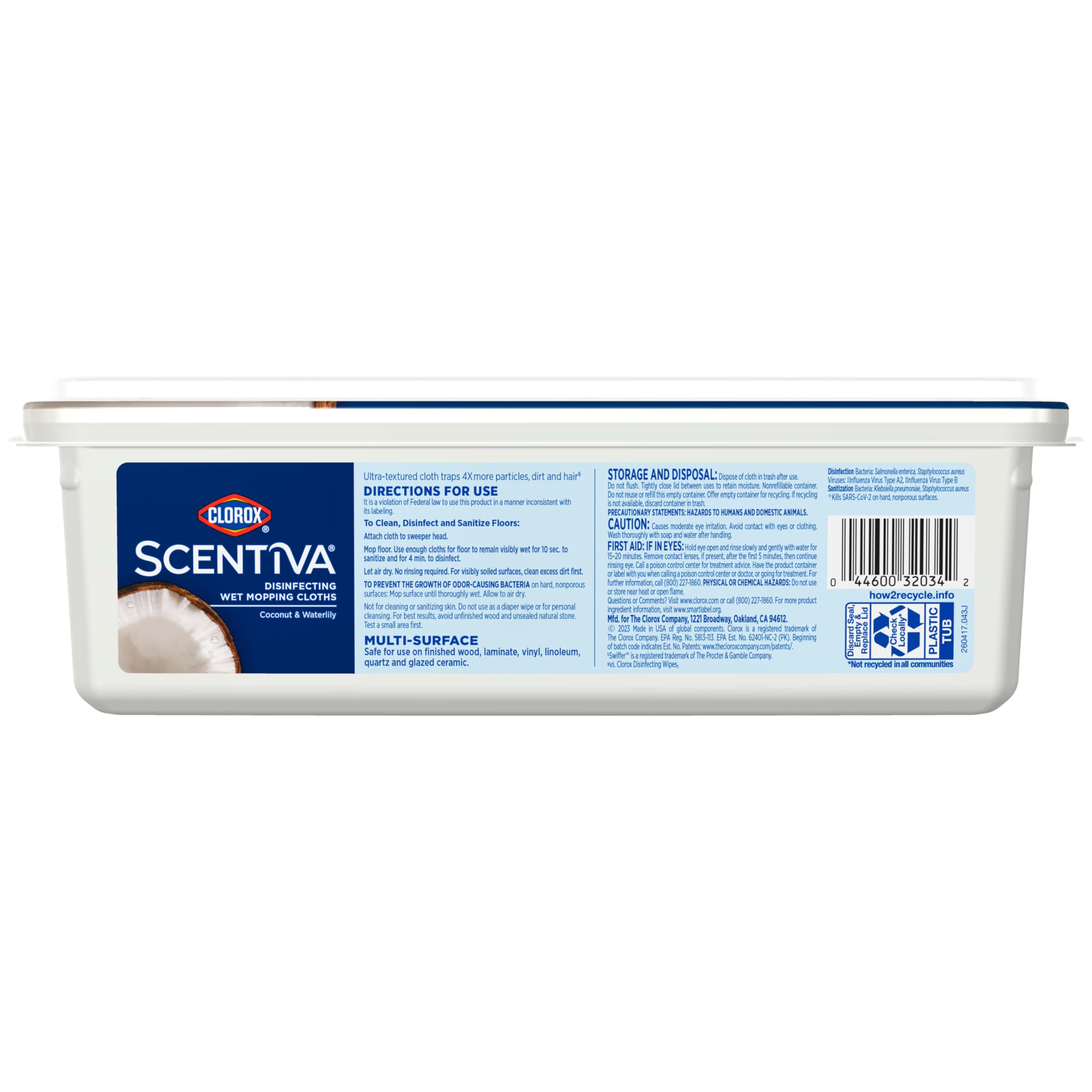 Clorox Scentiva Disinfecting Wet Mop Pad Refills

