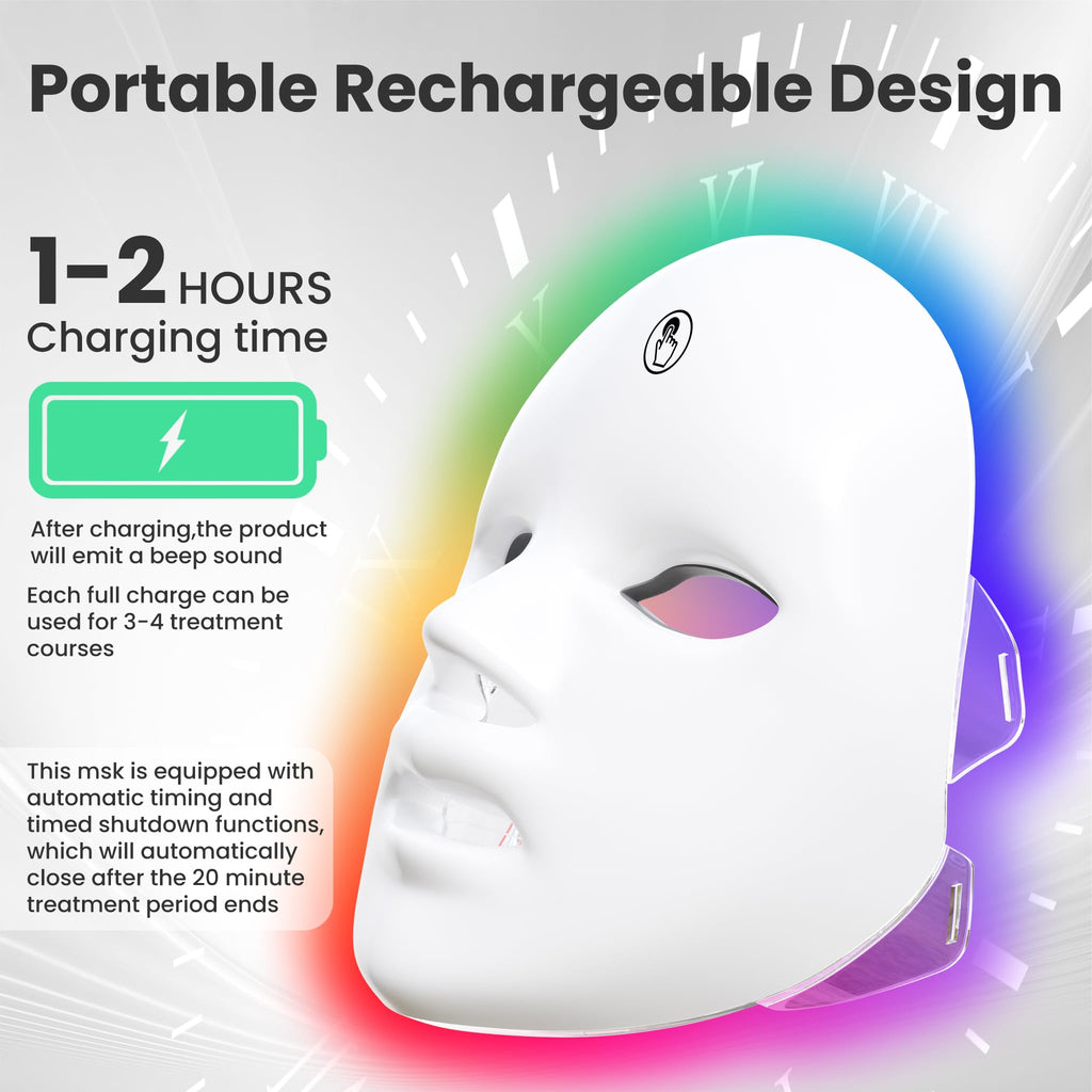 LED Facial Mask for Skin Care | Light Therapy

