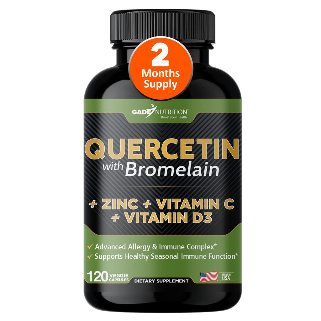 Quercetin with Bromelain Immune Capsules by Gade Nutrition

