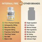 Clean Nutraceuticals Ashwagandha Maca Root Supplement

