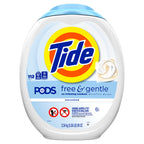 Tide PODS Free & Gentle Pods | Hypoallergenic

