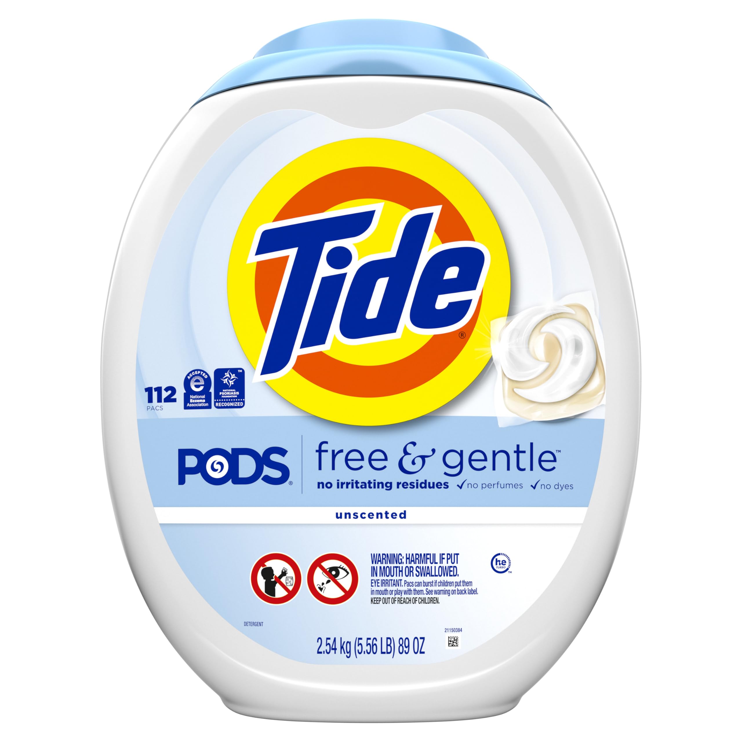 Tide PODS Free & Gentle Pods | Hypoallergenic

