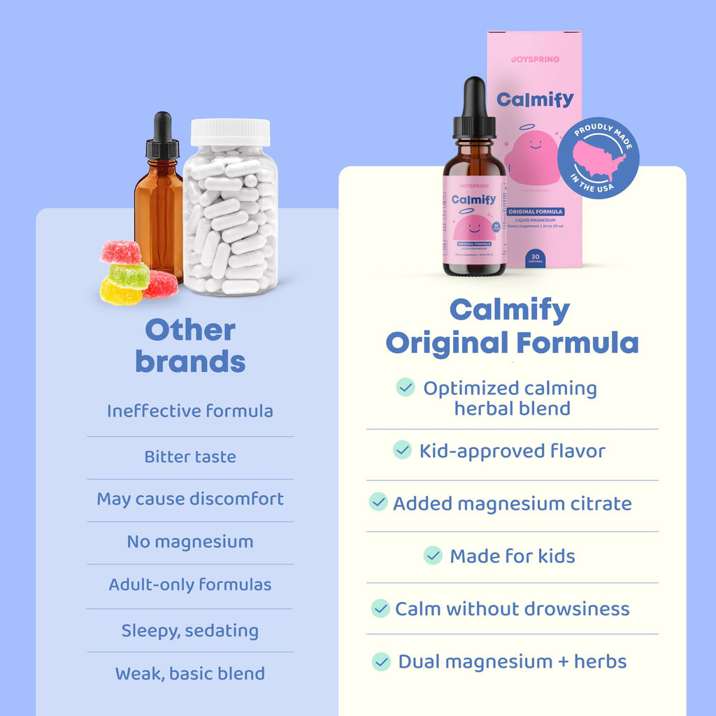 JoySpring Calmify Magnesium Citrate Liquid for Kids

