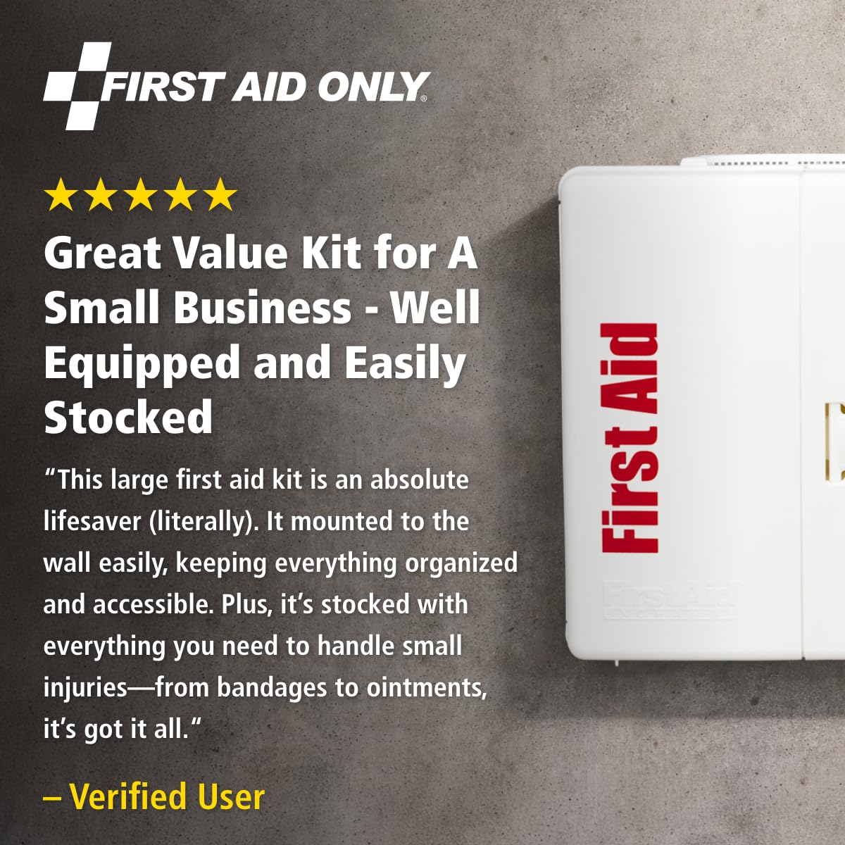 First Aid Only SmartCompliance First Aid Kit Cabinet

