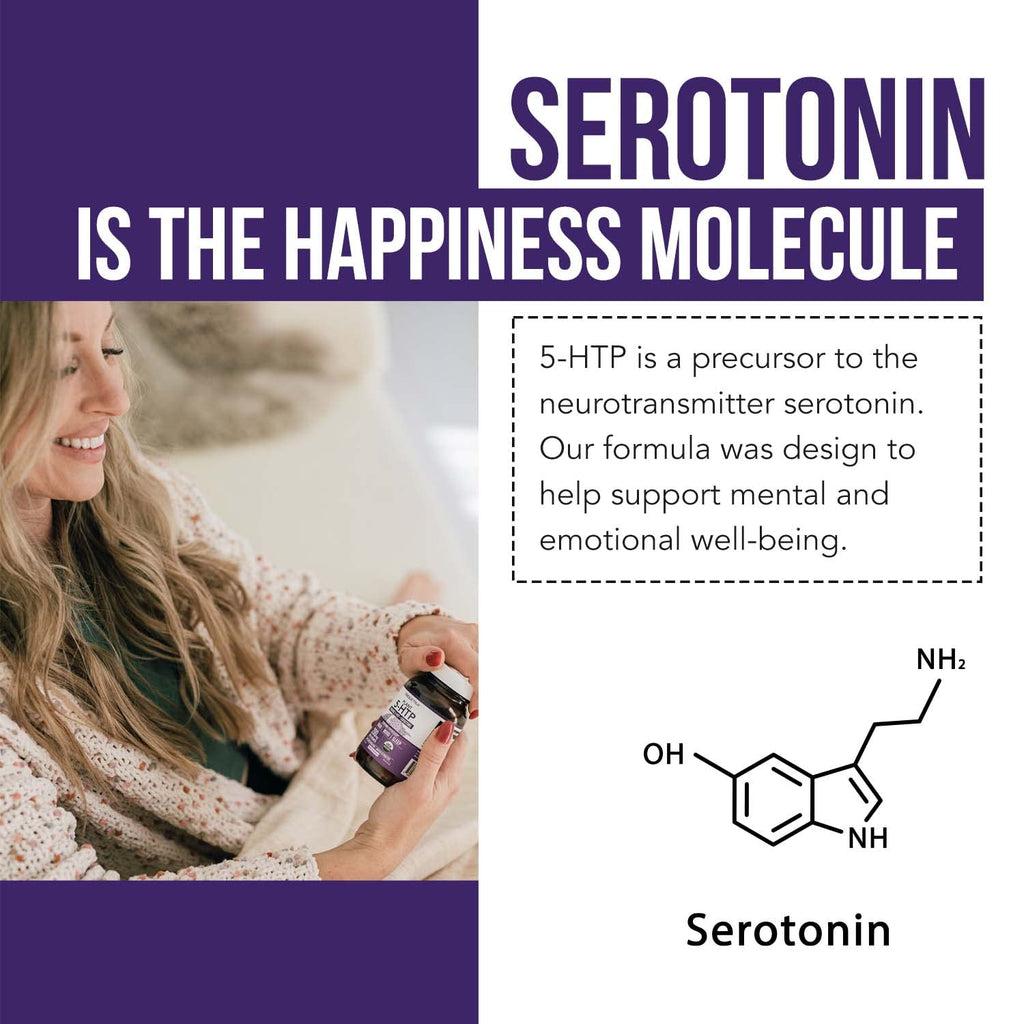 Organic 5-HTP Dietary Supplement with B6 & Lion’s Mane

