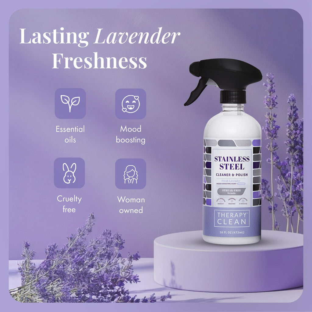 Therapy Stainless Steel Cleaner and Polish Lavender Scent

