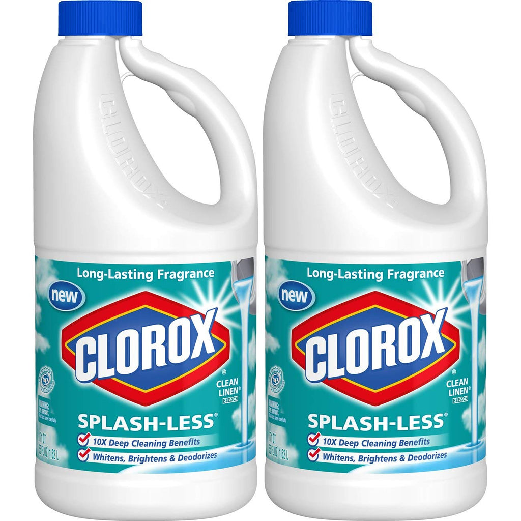 Clorox Splash-Less Bleach for Laundry & Home Cleaning

