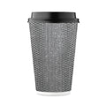 Harvest Pack 16 oz Disposable Coffee Cups with Lids - Insulated Ripple