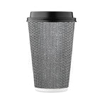Harvest Pack 16 oz Disposable Coffee Cups with Lids - Insulated Ripple