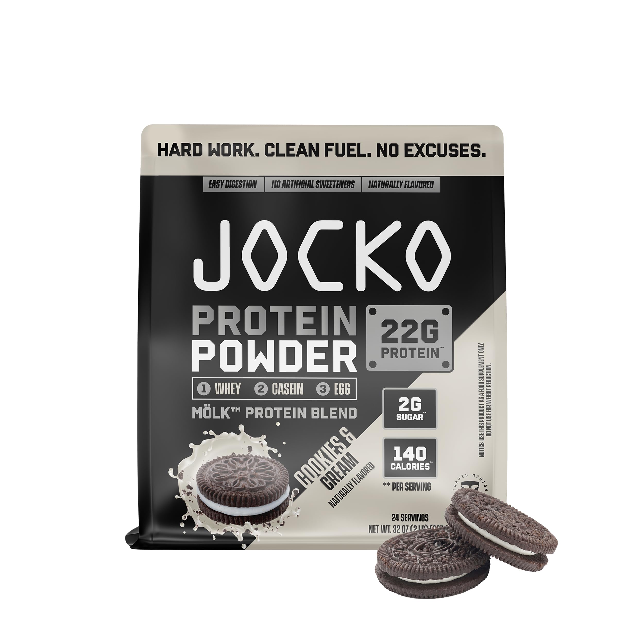 Jocko Fuel Whey Protein Powder with Digestive Enzymes & Probiotics