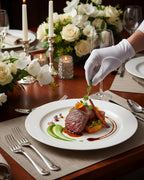 bUCLA Disposable Dinner Plates - Premium Plastic Tableware

