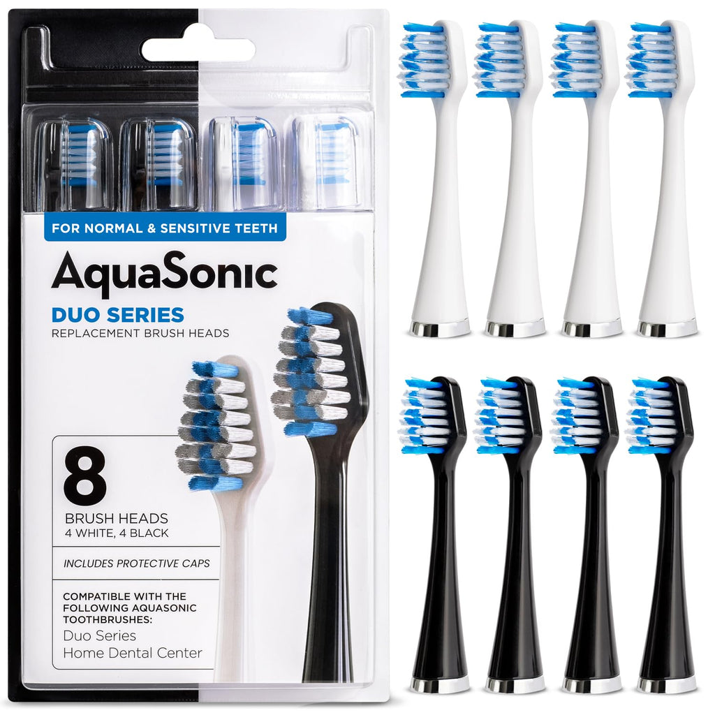 AquaSonic Replacement Brush Heads for Duo Series