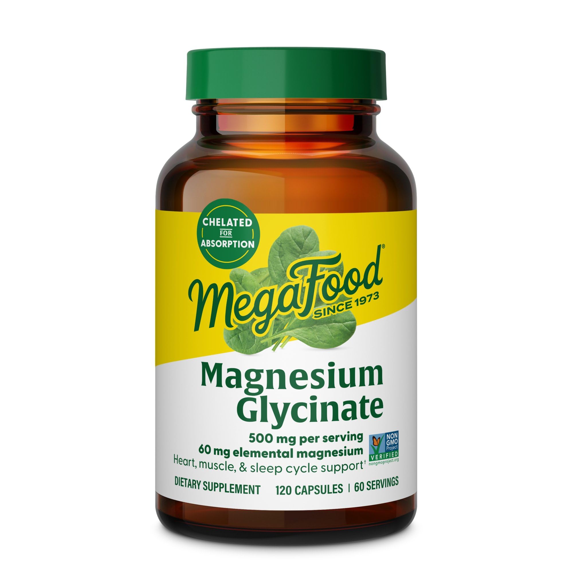 MegaFood Magnesium Glycinate Chelated Supplement

