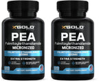 X Gold Health Palmitoylethanolamide PEA Supplement 600 mg Micronized