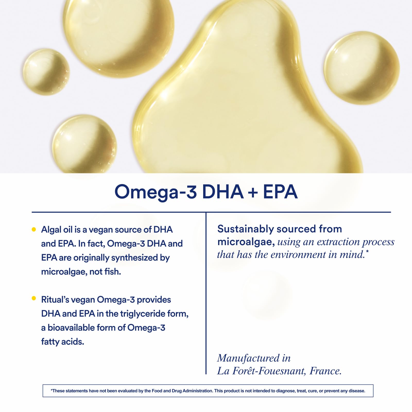 Ritual Vegan Omega-3 from Algae | DHA & EPA Support

