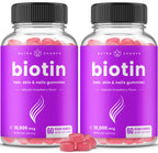 NutraChamps Biotin Gummies High Potency | Hair Skin Nails


