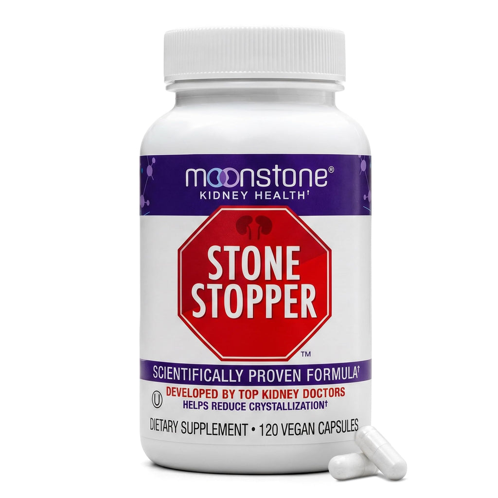 Moonstone Stone Stopper Capsules Kidney Stone Prevention

