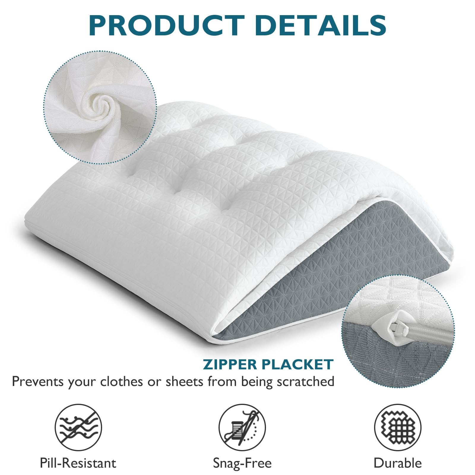 Shinnwa Knee Wedge Pillow Memory Foam

