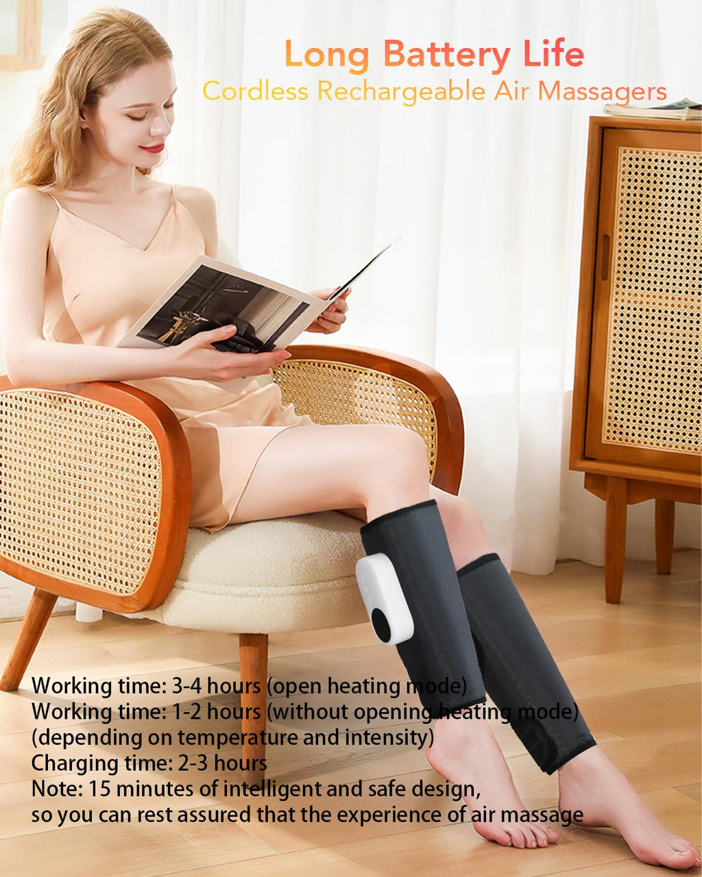LINGTENG Leg Massager with Heat for Calf Circulation

