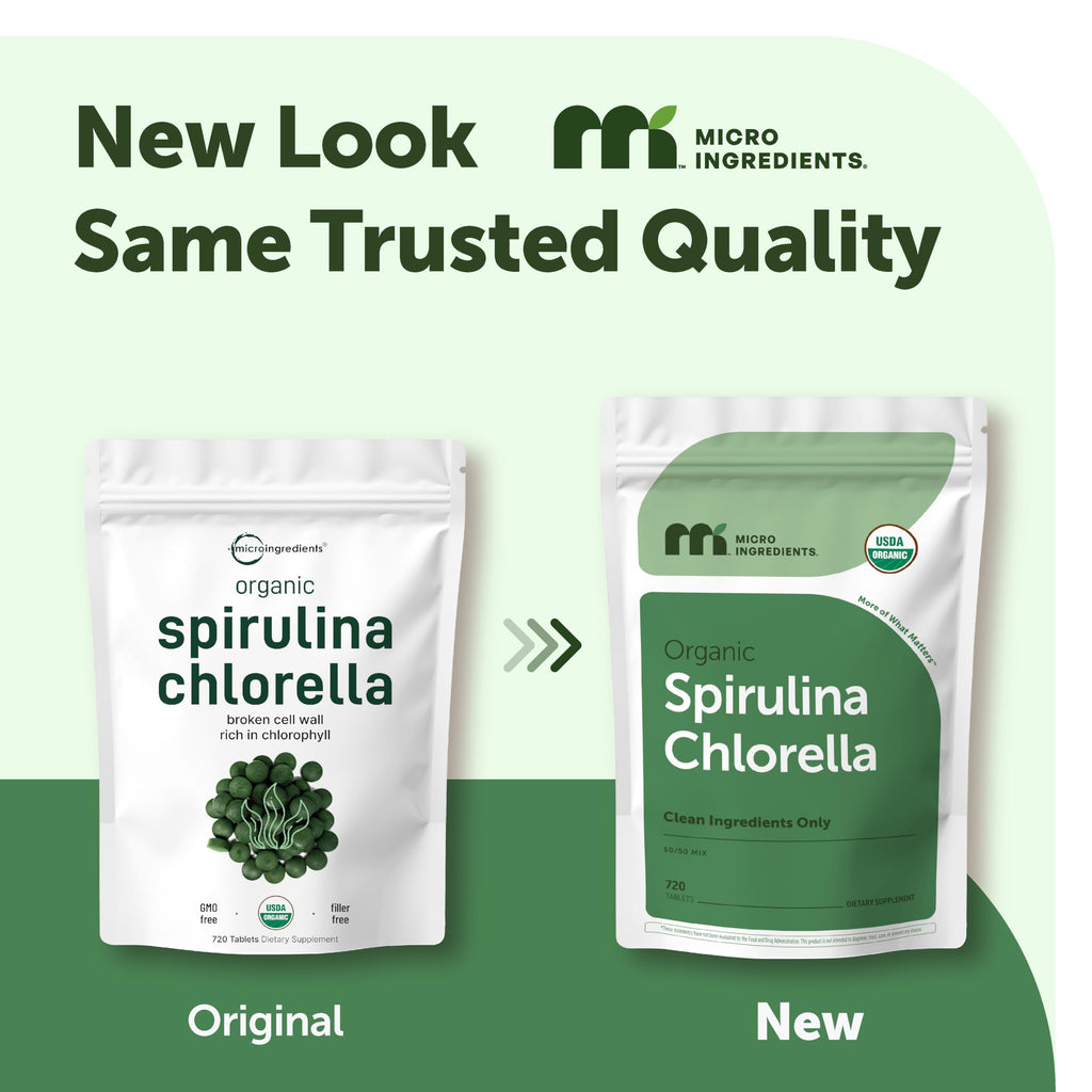 Micro Ingredients Spirulina & Chlorella Tablets | Greens

