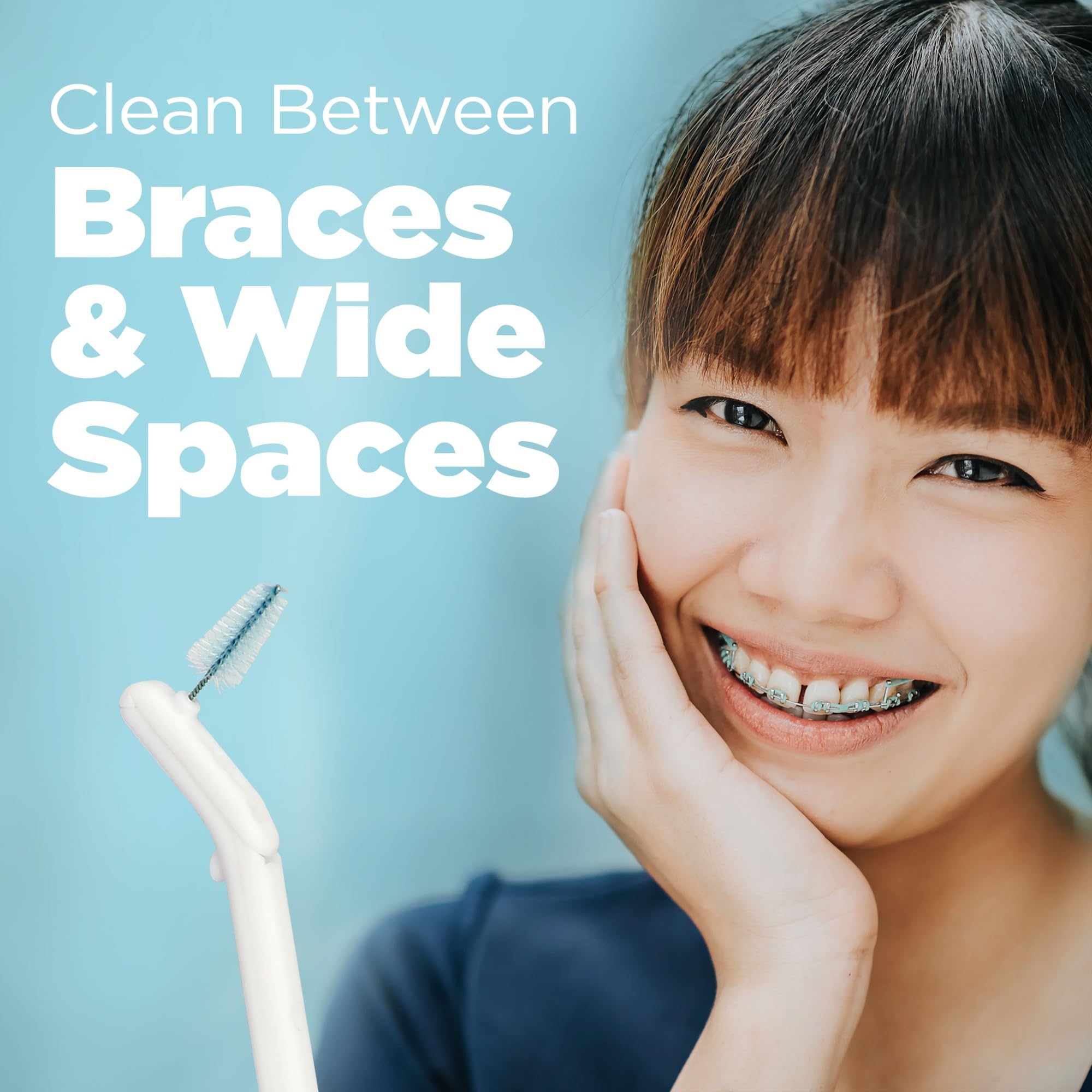 GUM Proxabrush Go-Betweens Refills for Braces


