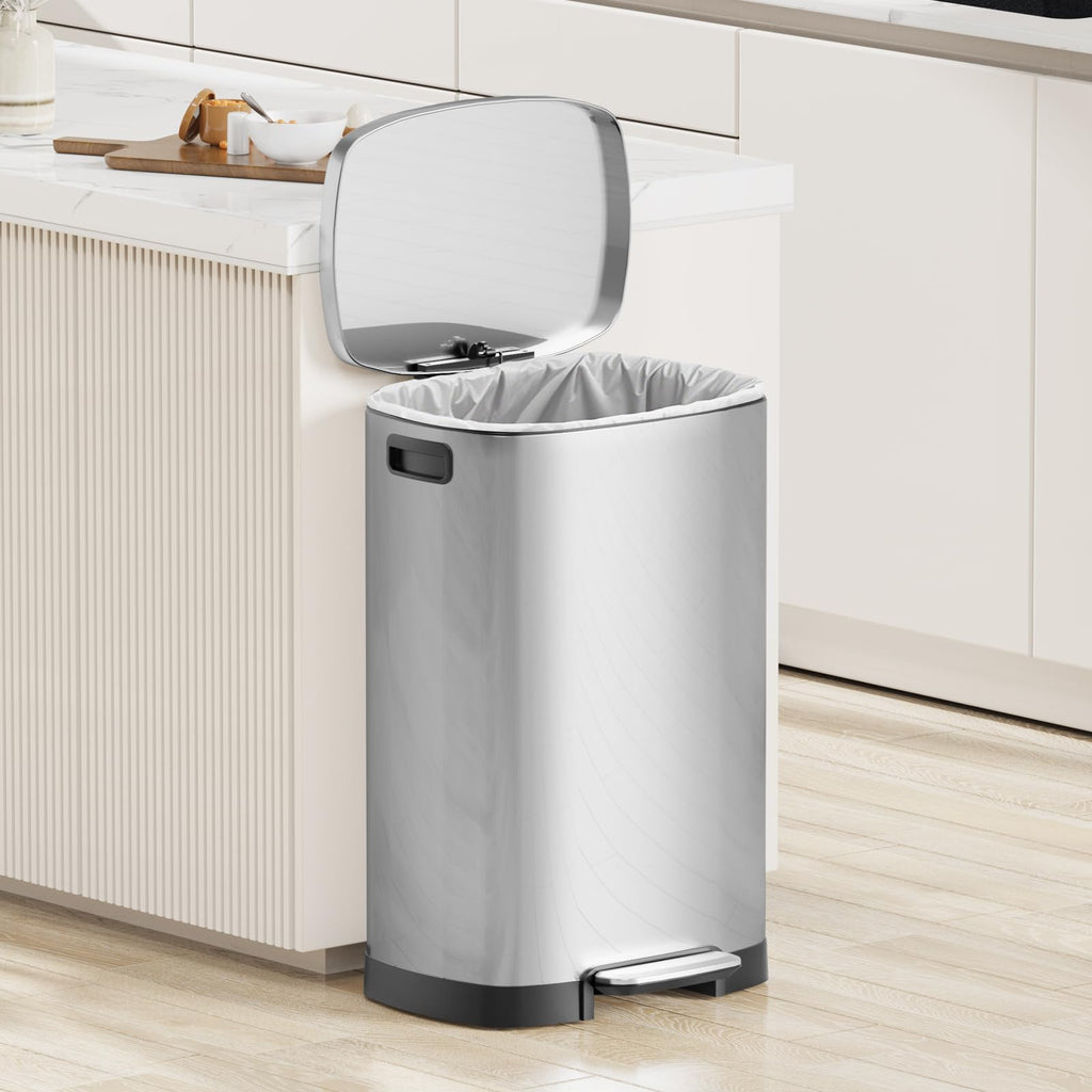 KdbK Kitchen Trash Bags – Drawstring, Unscented, Leak-Proof

