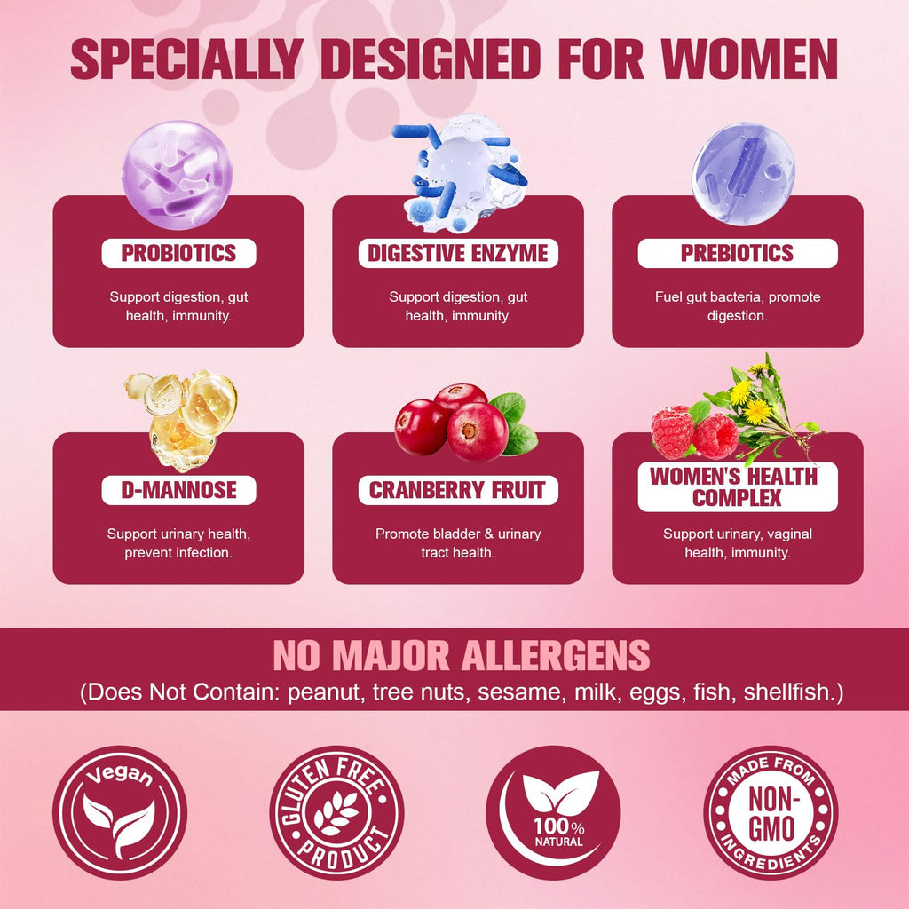 Totaria Probiotics for Women | Gut & Urinary Health

