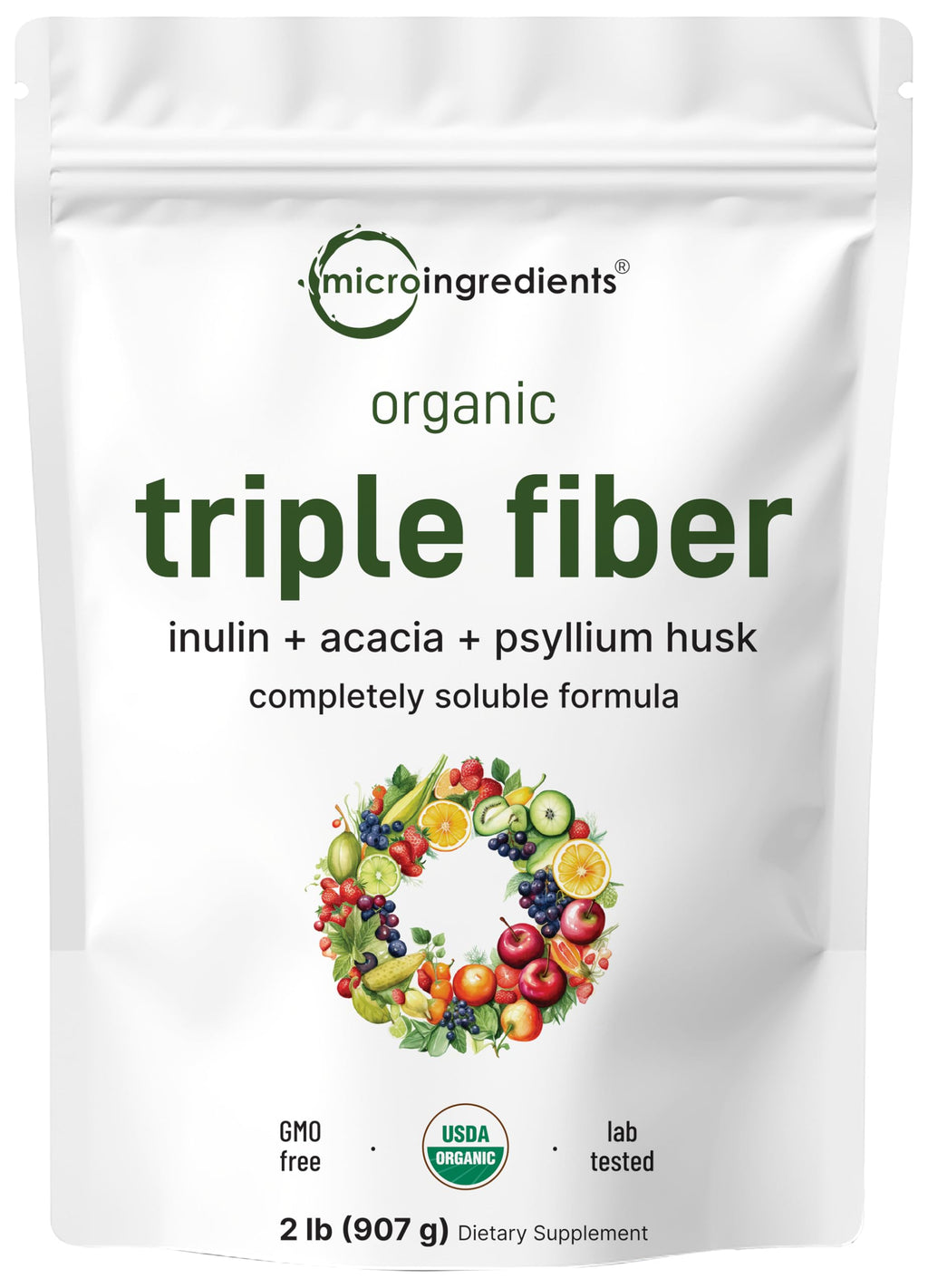 Micro Ingredients Fiber Powder Blend for Digestive Health

