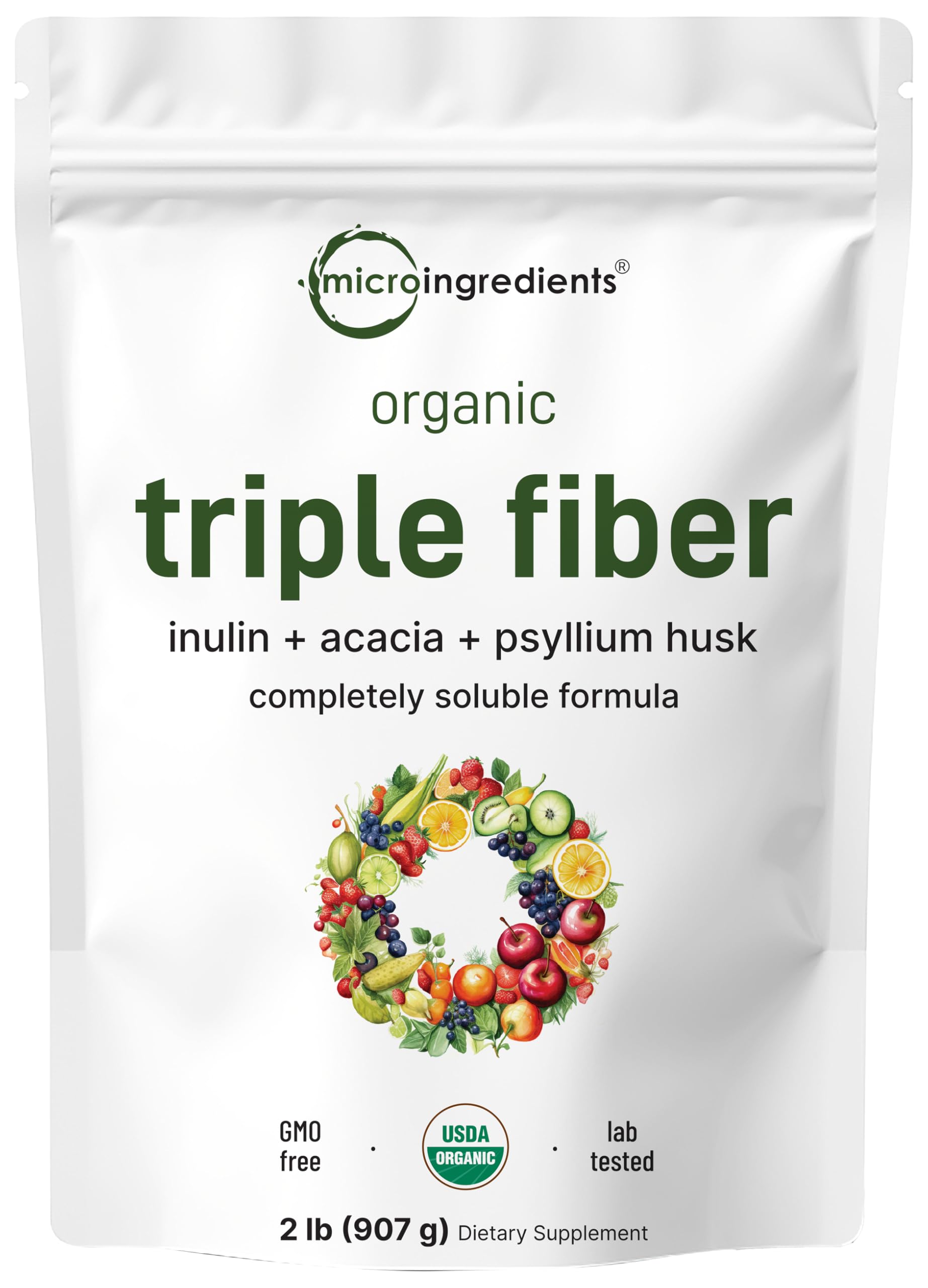 Micro Ingredients Fiber Powder Blend for Digestive Health

