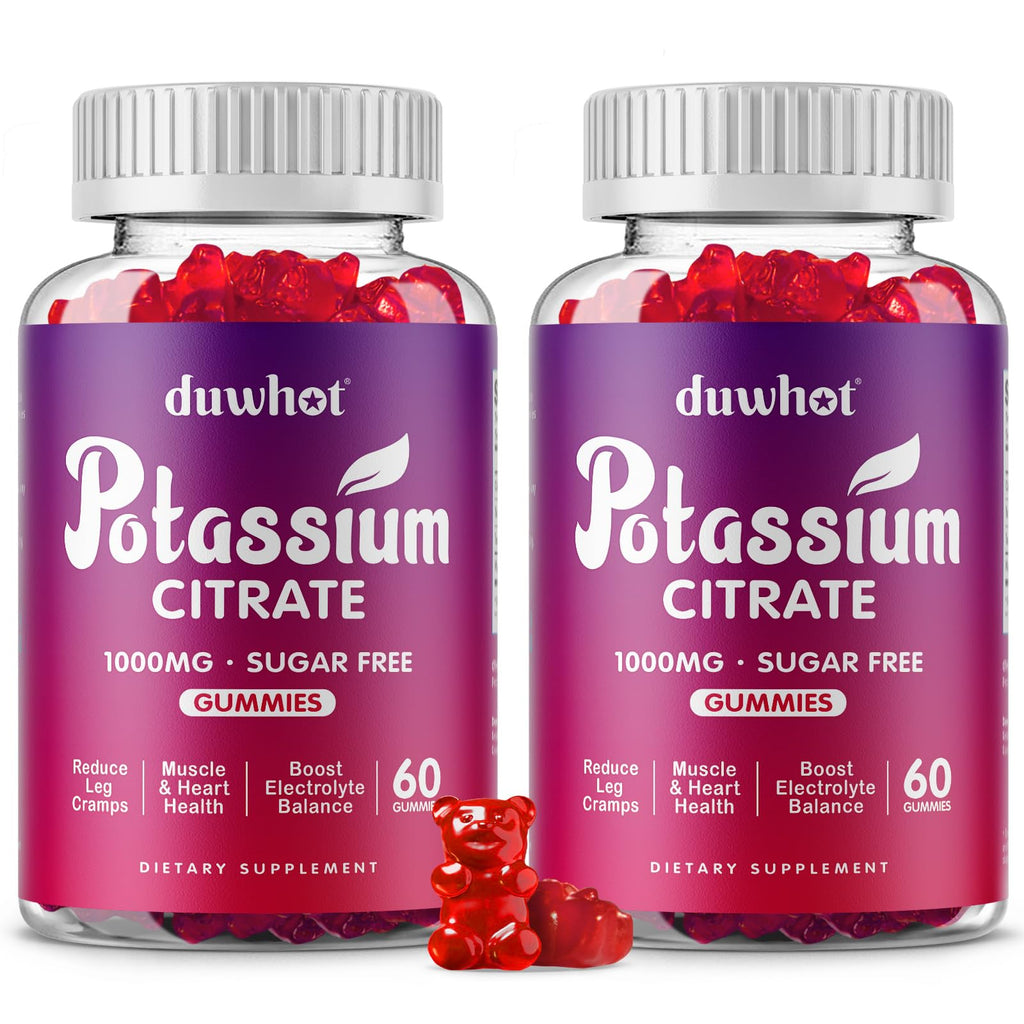 duwhot Potassium Citrate Gummies for Adults — Muscle Health