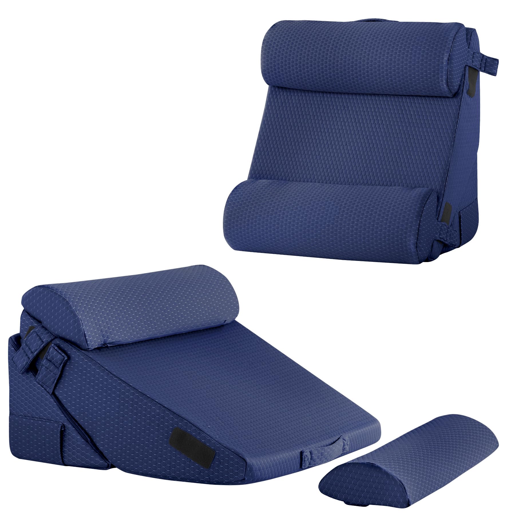 Bedluxe Wedge Pillow Set - Adjustable Orthopedic Bed Wedges